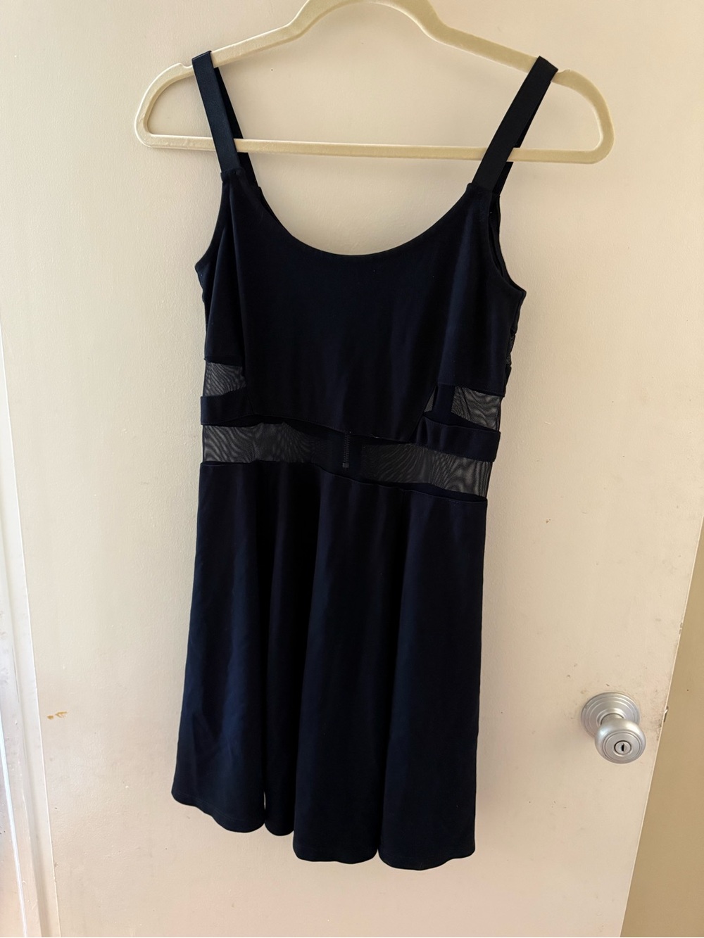 🦋 3/$25 🦋 H&M Black Sleeveless Dress with Sheer Waist Cutouts